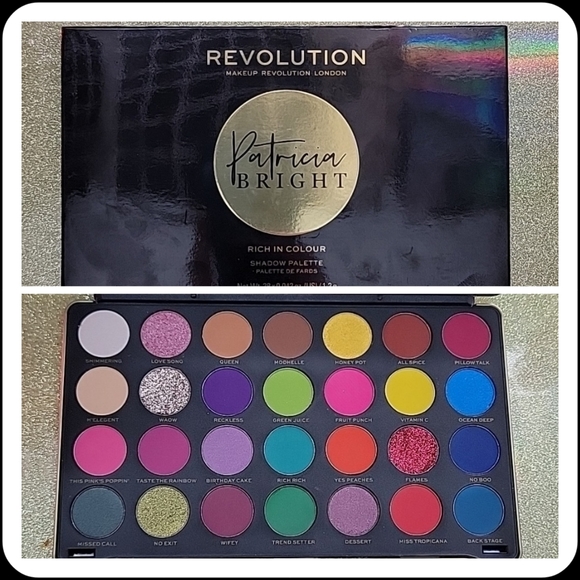 DISCONTINUED. Patricia Bright X Makeup Revolution "Rich In Colour" Palette - Picture 1 of 10